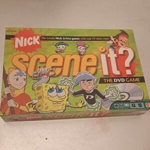 Scene it Nickelodeon Edition DVD Game Preowned